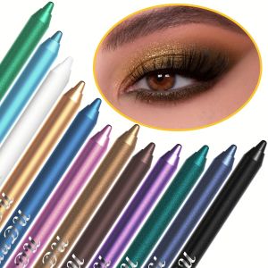 CmaaDu 12 Pcs Set of Waterproof Eyeliner Pens with Shimmering Effects - Includes Eyeshadow Durable and Easy to Color Highlighter
