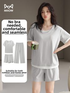 MiiOW | Padded Short-sleeved Womens Sleepwear Set