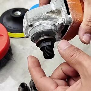 Angle Grinder Adapter M10 M14 M16 Thread Attachment Grinde Spindle Arbor Conversion Female To Male Connector Rod Power Tool Part