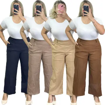 Buy Plus Size Woven Pants online Lazada .ph