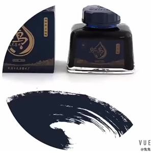 Mực Bút Máy Ostrich 2-Series 48ml Không Gây Tắc Nghẽn Không Chứa Carbon Với 4 Màu - Đen Xanh Xanh-Đen Đỏ