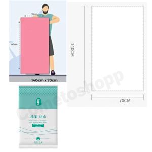 High Quality Fabrics Disposable bath towel setSet tuala mandi Fabrik Berkualiti pakai buang  more durable good absorb water more softer individual packaging travel bath towel