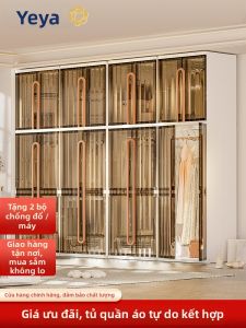 YEYA | Portable Plastic Storage Wardrobe for Bedroom Children Rental House