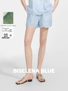 BEIQIANI | Oxygen Summer Heavy Flower Lazy Embroidered A-Line Shorts for Women
