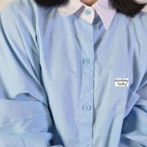 Monkey Funky Ruched Back Dress เดรสเชิ้ตหลังรูด