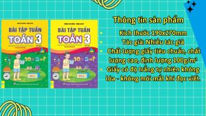 Sách - Bài Tập Tuần Toán 3 - Biên soạn theo chương trình GDPT mới - Cánh Diều - Ndbooks