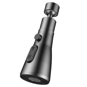 YALANDENG | Universal Kitchen Faucet Extender with Swivel Joint Copper Connector Water Pressure Booster Splash Guard