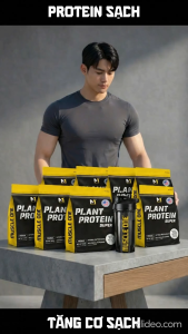 PLANT PROTEIN SUPER 500g – Protein Thực Vật 30g – Vegan Protein Tăng Cơ Giảm Mỡ – MUSCLE ONE