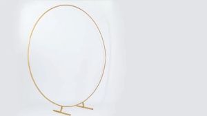 160CM/200CM Metal Gold Circle Arch Wedding Decoration Balloon Arch Kit Birthday Party Decoration Supplies