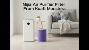 Mijia Air Purifier Filter From Kuaft Monstera Gen 1/2/2S/3/Pro/4/Lite/Pro H - 99.99% Antibacterial HEPA Activated Carbon Formaldehyde Removal
