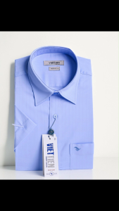 Áo sơ mi Việt Tiến tay ngắn