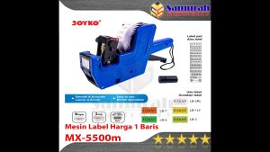 Alat Label Harga Joyko MX-5500M 1 Baris / Tag Price Labeller 1 Line MX 5500m / Mesin Tembak Harga