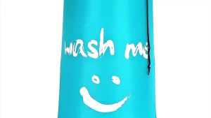 1/2/3pcs Smile Shape Nylon Laundry Bag Wash Me Travel Storage Pouch Machine Washable Dirty Clothes Organizer Wash Drawstring Bag