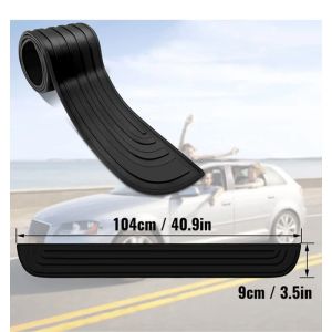 Universal Rear Bumper Guard PVC Rubber Protector Strip Car Trunk Door Sill Plate Protector For Bumper Reinforcement Decoration