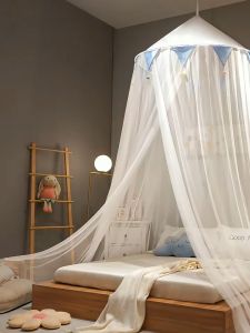 3.5-6 ฟุต มุ้งกันยุง มุ้งนอน มุ้งกระโจมคลุมเตียงแบบแขวน มุ้งกระโจม มุ้งเจ้าหญิง มุ้งแบบแขวน มุ้งกลม มุ้งแขวนเพดา