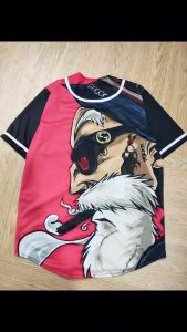 Kaos Baseball Sublim Printing MRKO 010 Motif Kame Sennin Dragon Ball Bahan Dryfit Milano