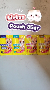 LIEBAO POUCH 80gr Makanan kucing basah