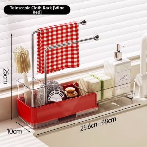 ASCOR | Multifunctional Stainless Steel Sink Organizer