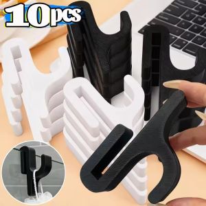 10PCS Glass Door Hooks 3D Printed Towel Robes Racks No-Drill Shower Storage Rack Suitable For 6mm Glass Waterproof Organizer