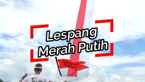 BENDERA MERAH PUTIH LESPANG BESAR 20PCS (1 KODI)