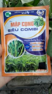(combo 5 gói) Mập Cọng Siêu Combi 100gr - Phân Vôi Tăng Cường Rễ Đẩy Chồi Rau Muống