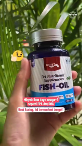 MrVet / Mr Vet Suplemen Nutrisi Hewan Anjing Kucing - Minyak Ikan 60 Pcs
