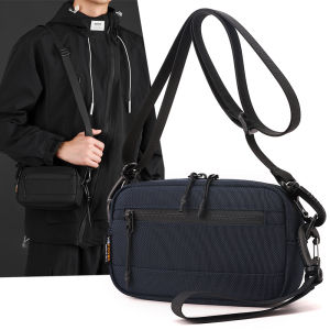 Túi Đeo Vai Vuông Nhỏ Chống Thấm Nước Bằng Vải Nylon Thời Trang Nam Mới 2025 Túi Đựng Điện Thoại Di Động Túi Đeo Chéo Túi Đeo Vai Đơn