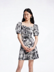 Vero Moda | Đầm Hè Ngắn Tay Bồng Cổ Vuông Đẹp
