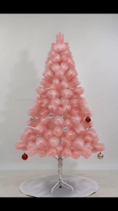 O-KAY Christmas Tree 1.2M 1.5M 1.8M 2.1M 4ft 5ft 6ft 7ft Metal Stand Decoration ( Pine Pink)