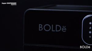 BOLDe Smart Dispenser Daytona DA-D350 dengan Teknologi Hypercool dan Desain Kaca Premium - Bottom Loading Low Watt dan Stainless Steel Z Pipe