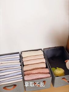 กล่องเก็บของ กล่องเก็บของโครงเหล็ก กล่องเก็บผ้าในครัวเรือน กล่องเก็บเสื้อผ้า กล่องเก็บของพับได้ กล่องจัดความเป็นระเบียบภายในบ้าน (clothing storage box)