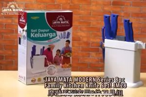 JAYA MATA MODERN Series 8pcs Family Kitchen Set (JM28)(Random Colour) [Knife Set_Knife Block_Set Pisau_Pisau Dapur]