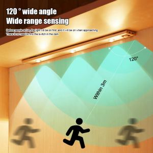 Under Cabinet Lights Wireless Lamp with Motion Sensor Night Lights Rechargeable lamp for Kitchen Bedroom Wardrobe Closet Desk