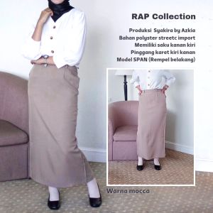 RAP collection - Bawahan Wanita Mocca (Rok & Celana)-Rok SPAN Mocca-Rok Kerja-Celana Syakira-Rok Kerja-Rok Kuliah