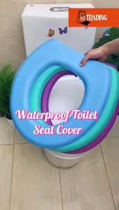 Bathroom Seat Cover with Waterproof Layer/Sarung Kursi Bilik Air dengan Lapisan Tahan Air