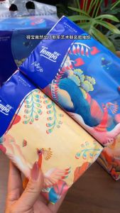 Tempo Facial Tissue 4 ply | Peach/ Applewood/ Sakura/ Jasmine/ Neutral | 90 Sheets / Pack