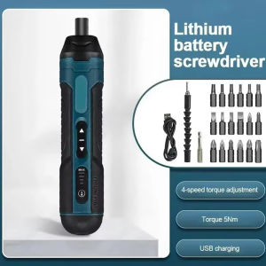 Multi-function Disassembly Torque Repair Tools Mini Cordless Electric Screwdriver 1300mah Rechargeable Adjustment Power Drill