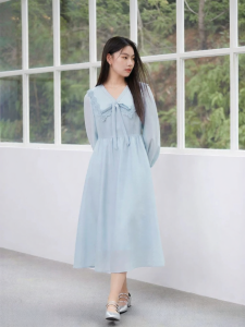 DUSHU | Elegant Slimming A-Line Dress Spring Wear