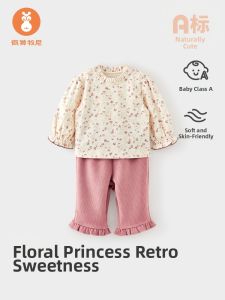 Wismorni | Cotton Baby Girl Princess Style Outfit
