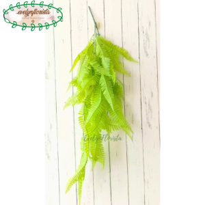 Daun Artificial Daun Hias Pakis Cinnamon Juntai Pajangan Dinding Cafe Dinding Rumah Aesthetic