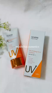 Kem Chống Nắng Geo Sempre Happy & Please 5in1 SPF 50+ PA++++ 100ml | Dưỡng Sáng Da Chống Lão Hóa
