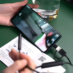3-in-1 Mini Endoscope Camera Flexible Snake USB Type-C Lens for Android 5mm IP67 Waterproof Car Engine InspectionTool CNS
