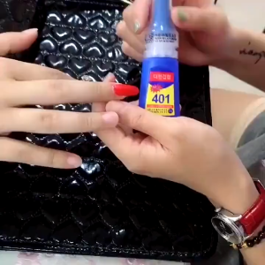 กาวติดเล็บปลอม 401 เนื้อเจลน้ํา (ไม่ต้องอบ) เนื้อเจล แห้งเร็ว ติดแน่น ติดทน อุปกรณ์ทำเล็บ