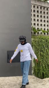 OOTDSUPPLY Oversized Tshirt Fall Down Dark Color l Kaos Oversize Pria dan Wanita OVZ184