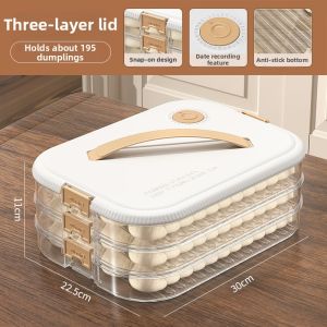 TONGGUMO | Freezer-friendly High-capacity Food Storage Box Layers 3