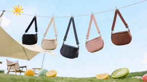 【LOCAL STOCK】BAGSMART Puffy Crossbody Bag Leisure Travel Shoulder Handbag for Commute for Travel Work Everyday