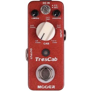 Mooer | MOOER Trescab Electric Guitar Pedal Effects Digital Cabinet Simulation True Bypass Pedal Electric Guitar Accessories Parts