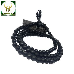 tasbih kayu kelor hitam tenggelam 8mm Fs062