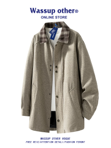 WASSUP ISSUE | American Style Mid-length Trench Coat