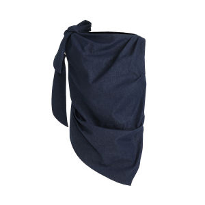 Off-Shoulder Side Twist Design T-Shirt